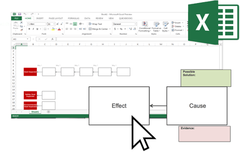 excel-cause mapping template page